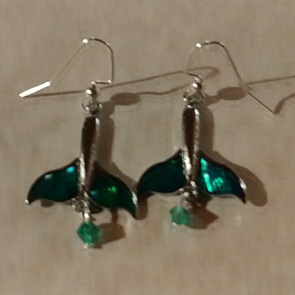 Mermaid tail earrings